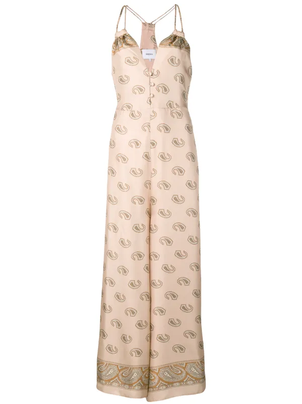 paisley print maxi dress