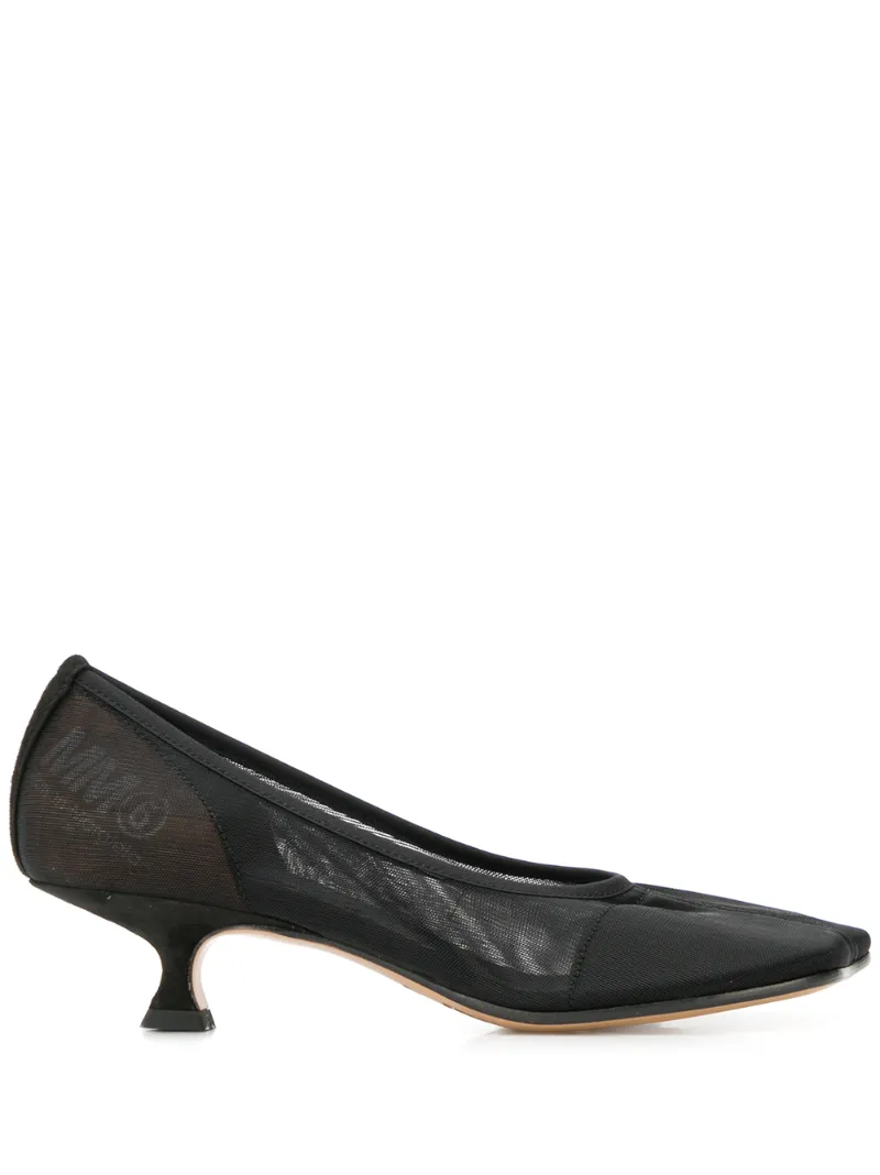 Mm6 Maison Margiela round toe pumps