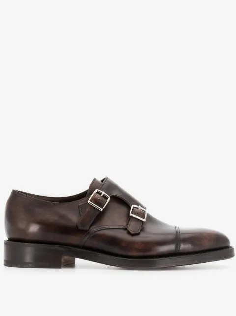 John Lobb buckle monk shoes