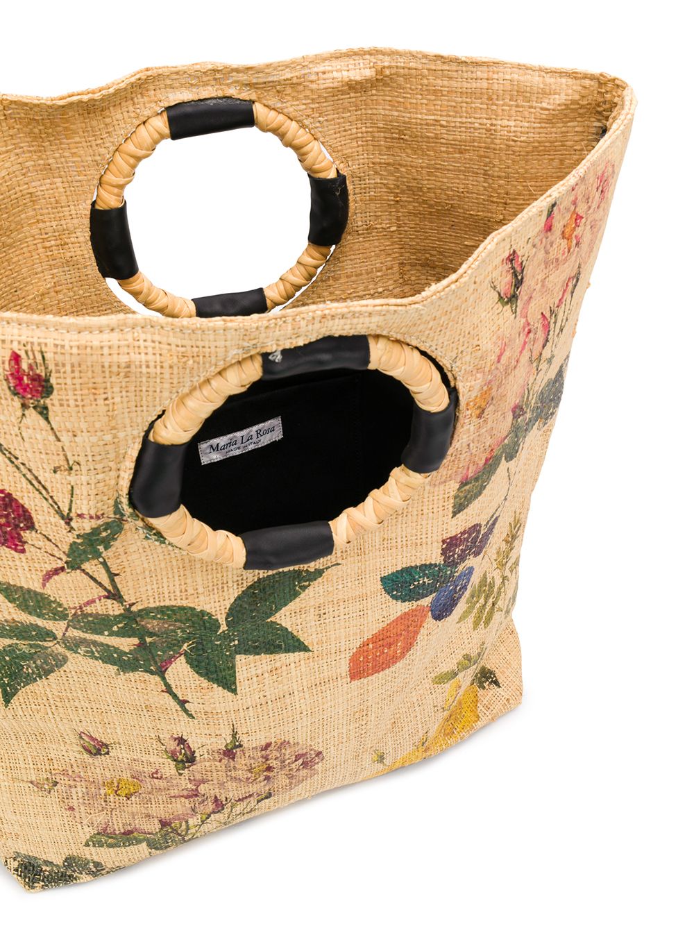 Maria La Rosa Rose Print Tote Ss19 Farfetch Com