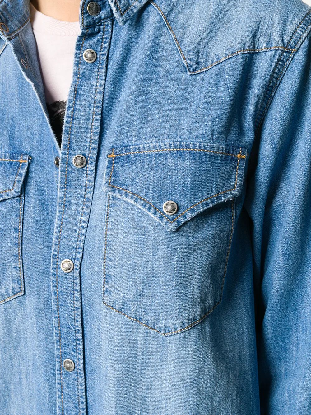Diesel Denim shirt Blauw