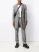 الصورة 2 من Versace معطف ميدي كاروهات بصف أزرار واحد