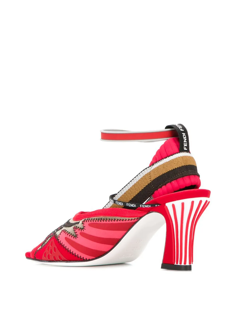fendi technical mesh sandals