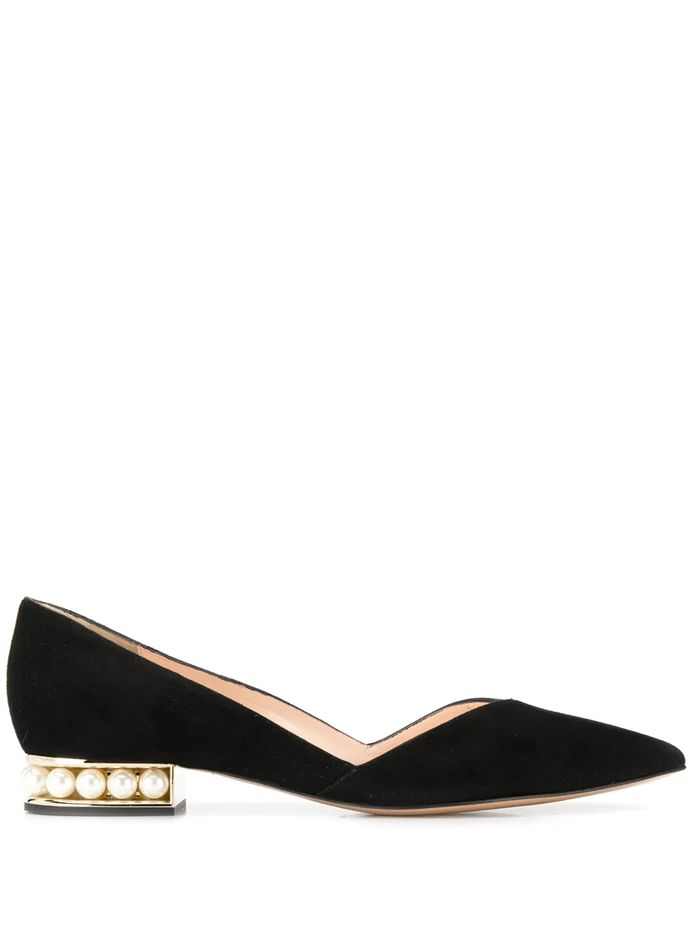 Nicholas Kirkwood Shoes NICHOLAS KIRKWOOD CASATI D'ORSAY BALLERINAS - BLACK