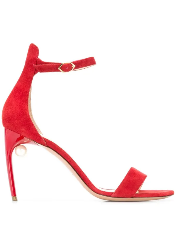 mia red sandals