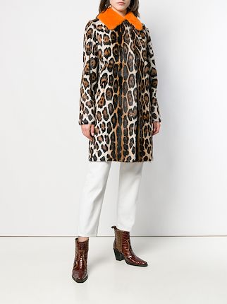 Netta leopard print coat展示图