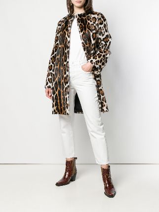 Netta leopard print coat展示图