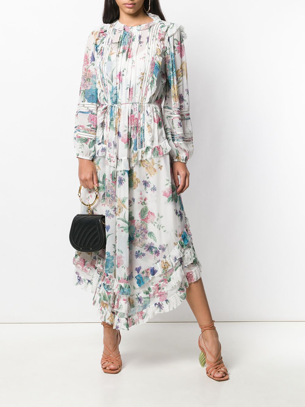 фото Zimmermann платье с цветочным принтом