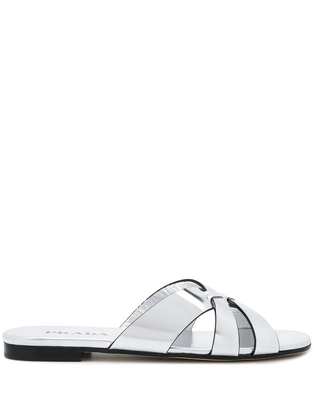 Prada Riemchensandalen Im Metallic-Look - Gutes Preis-Leistungs-Verhältnis, es lohnt sich Prada Riemchensandalen Im Metallic-Look - Gutes Preis-Leistungs-Verhältnis, es lohnt sich