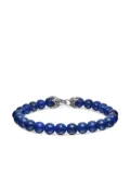 David Yurman sterling silver Spiritual Beads bracelet (8mm) - Blue