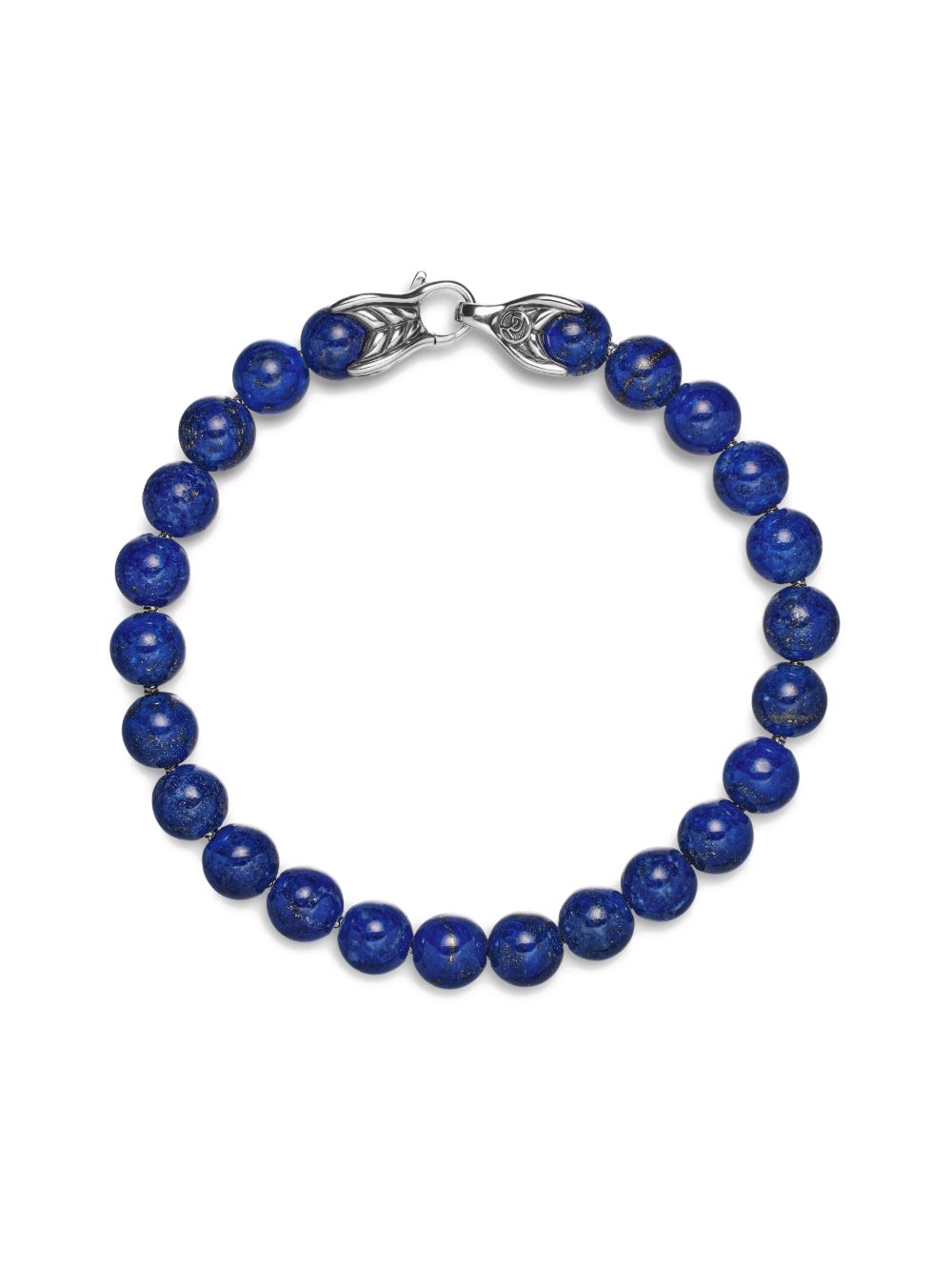 David Yurman sterling silver Spiritual Beads bracelet (8mm) - Blue