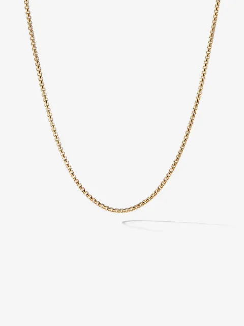 David Yurman Box Chain halsband i 18K gult guld