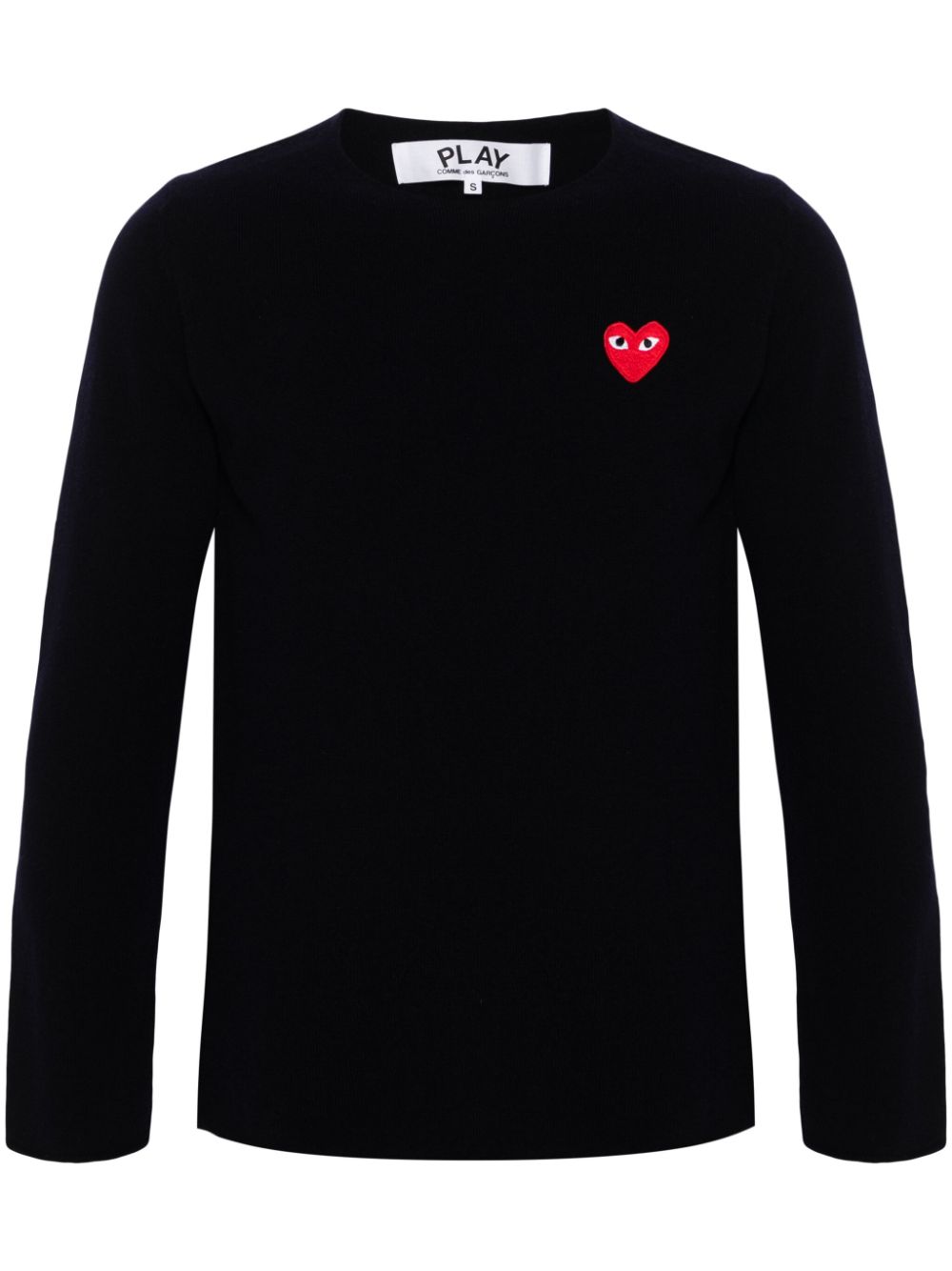 Comme Des Garçons Play embroidered logo jumper