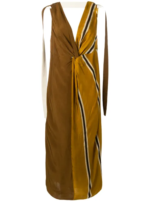 Uma Wang front knot satin dress