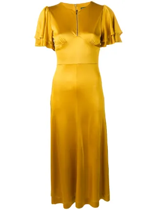 alexa chung yellow dress