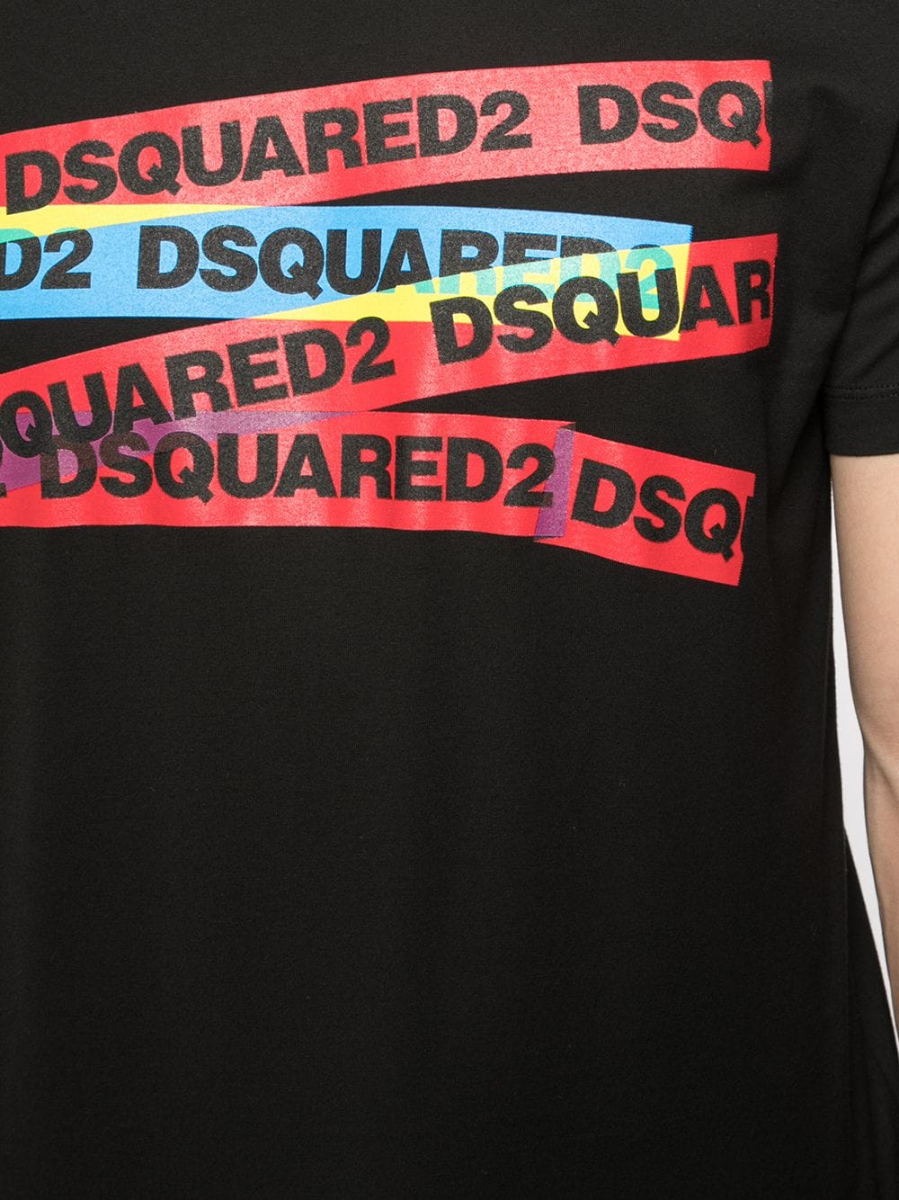 Dsquared2 Logo Tape Print T-shirt - Farfetch