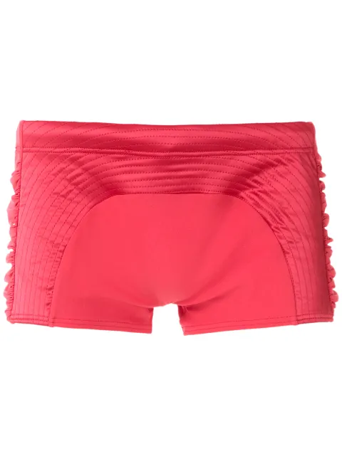 Amir Slama shorts de playa con diseño de paneles