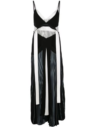 Proenza Schouler Pleated Cady Sleeveless Maxi Dress Farfetch