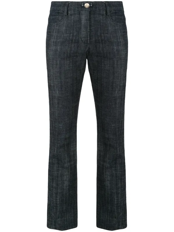 chanel denim pants