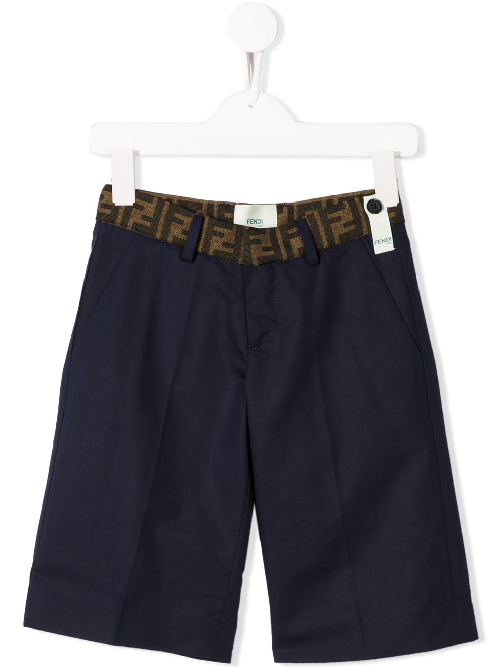 Fendi Kids шорты с логотипом FF Fendi Kids шорты с логотипом FF