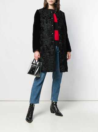 classic fur trimmed coat展示图