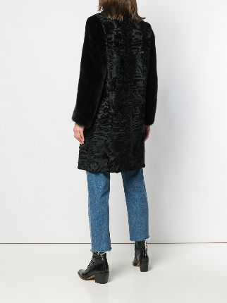 classic fur trimmed coat展示图