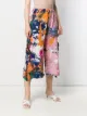 Issey Miyake cropped painted trousers