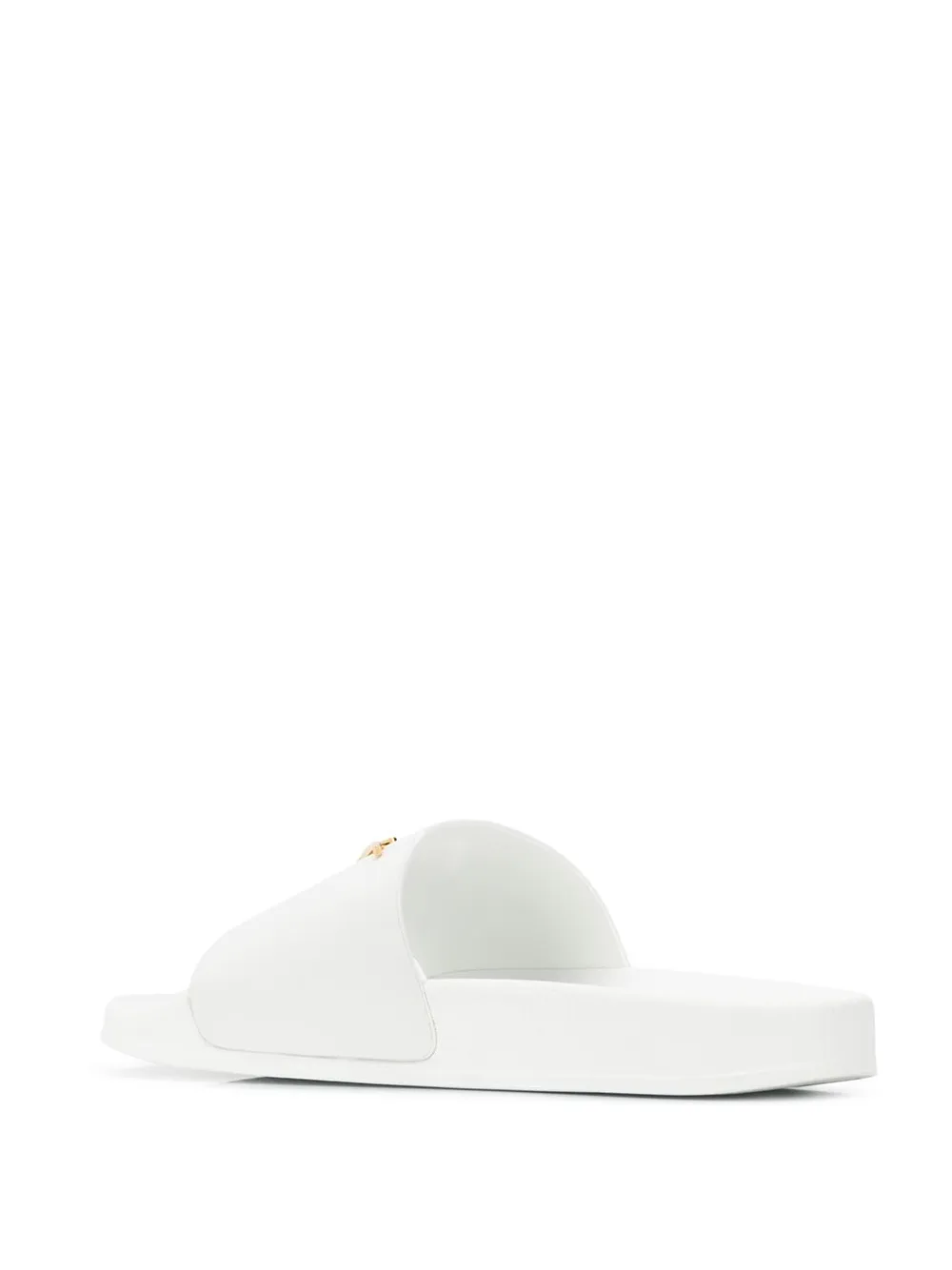  Giuseppe Zanotti Logo Plaque Slides - White 