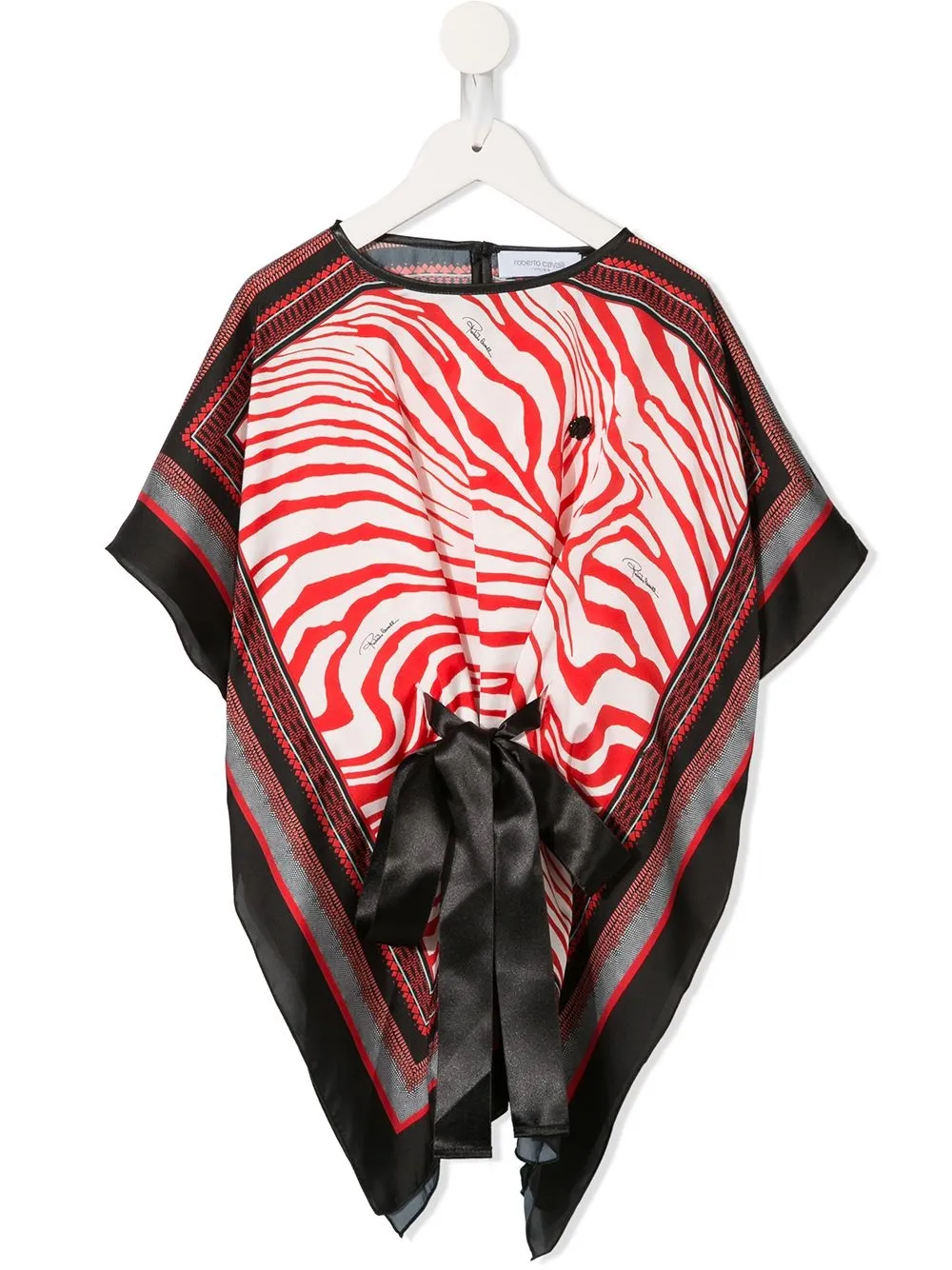 Roberto Cavalli Junior Kaftan met zebra print D2140