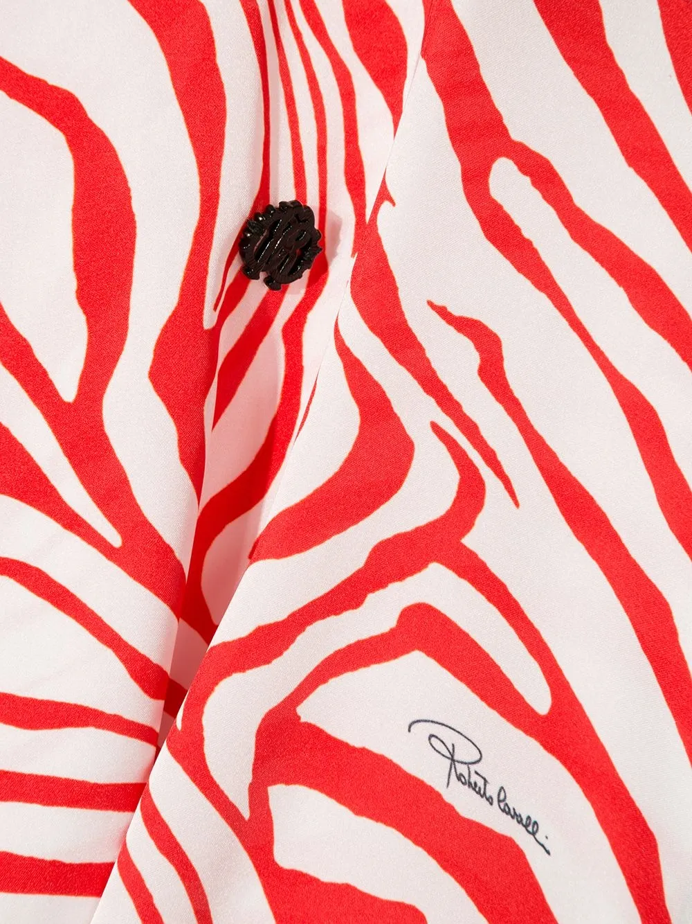 Roberto Cavalli Junior Kaftan met zebra print D2140