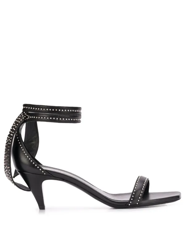 saint laurent studded sandals