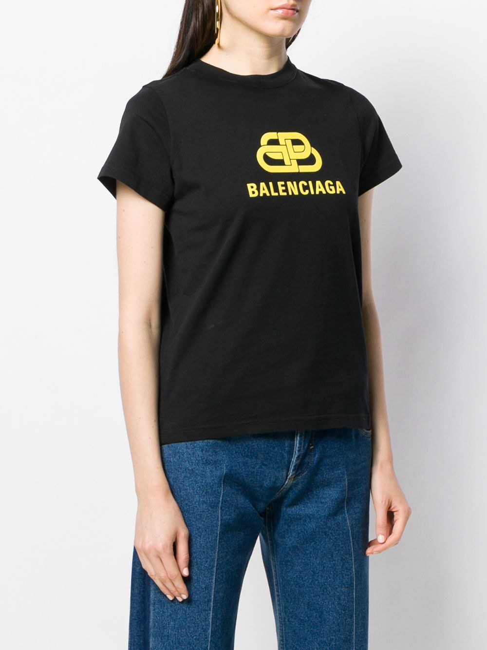 фото Balenciaga футболка с логотипом BB
