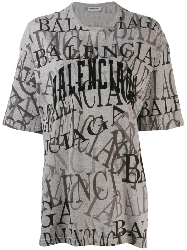 balenciaga all over t shirt