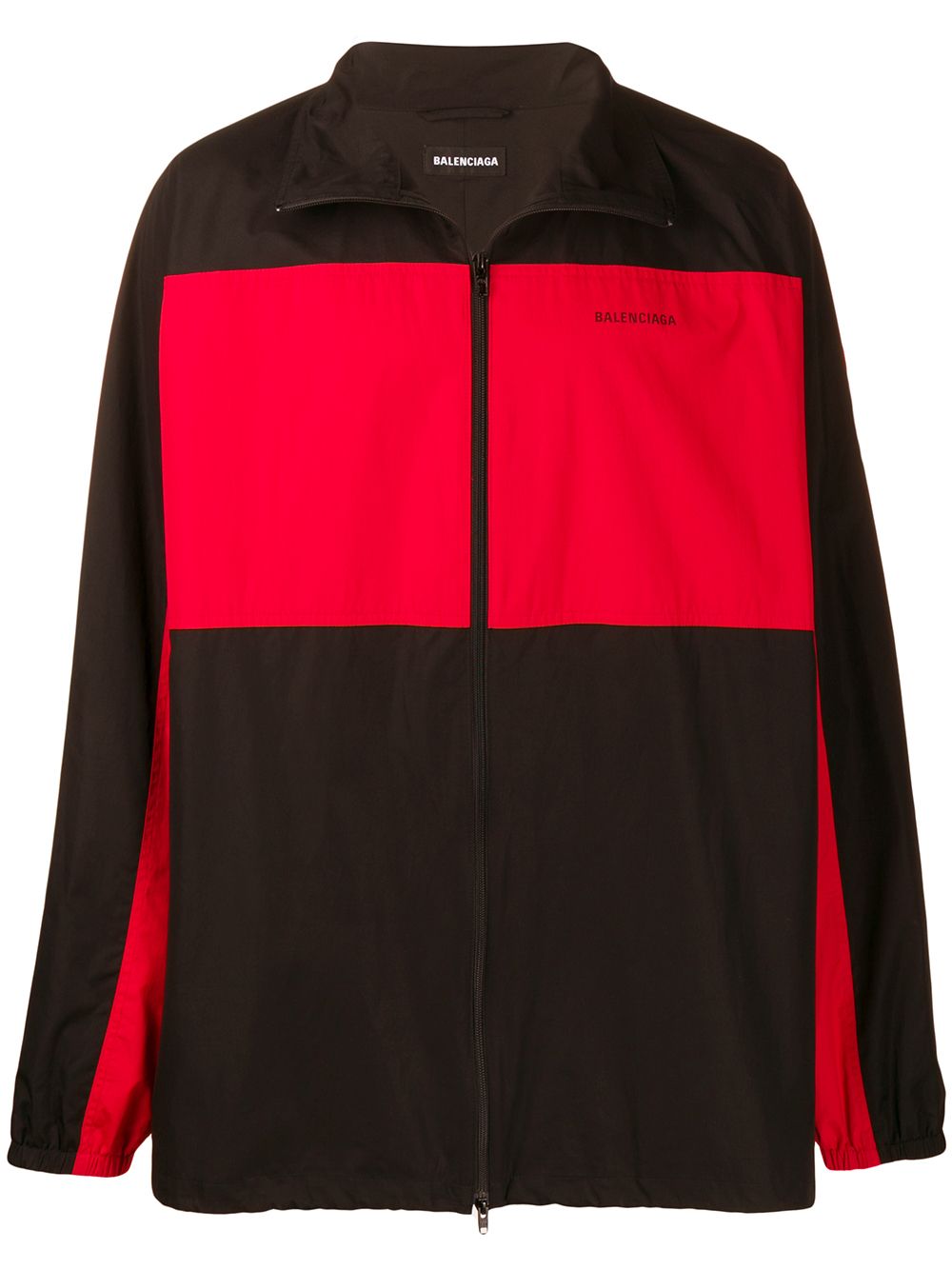 фото Balenciaga флисовая куртка оверсайз на молнии