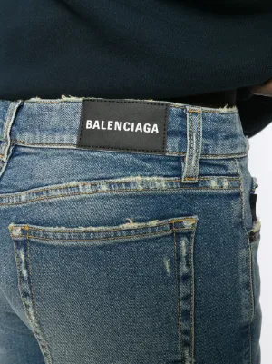 balenciaga split jeans