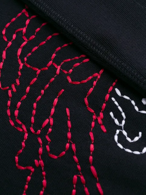 ALEXANDER MCQUEEN EMBROIDERED SKULL SWEATSHIRT