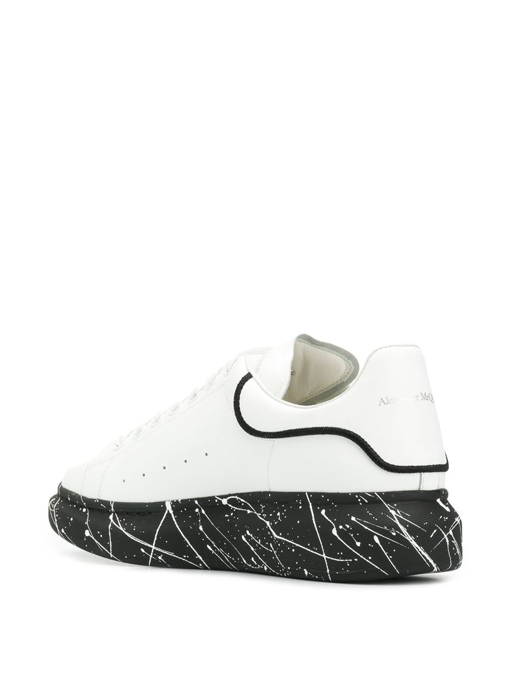 alexander mcqueen paint sneakers