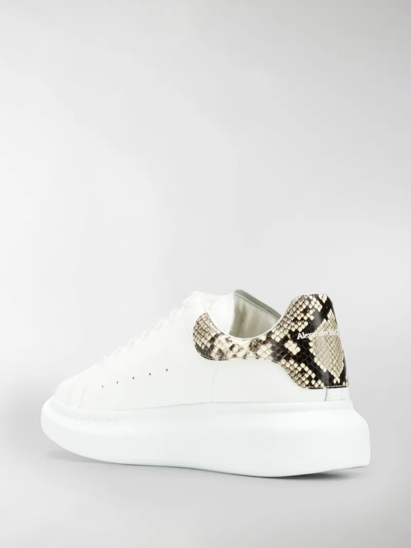 Alexander McQueen snake print low-top 
