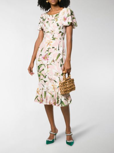 dolce and gabbana lily print