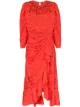 Image 1 of Johanna Ortiz Cuentos Y Relatos ruffled jacquard dress