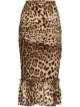 Image 1 of Dolce & Gabbana leopard print pencil skirt