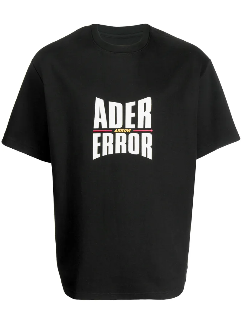 Ader Error футболка свободного кроя с логотипом