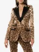 Dolce & Gabbana leopard print tailored blazer