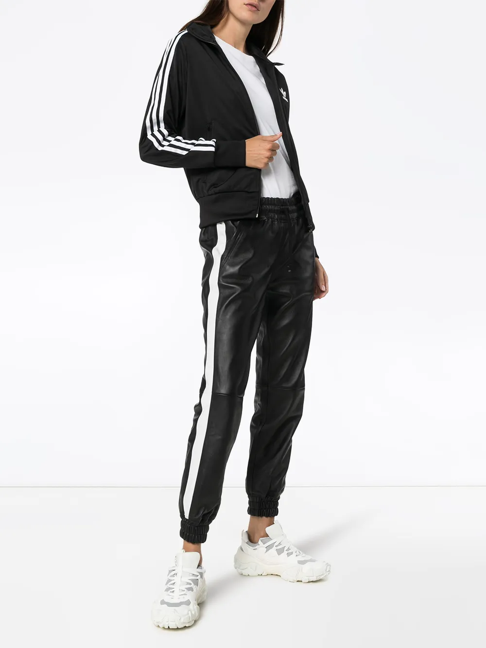 adidas Trainingsjack met zijstreep Zwart