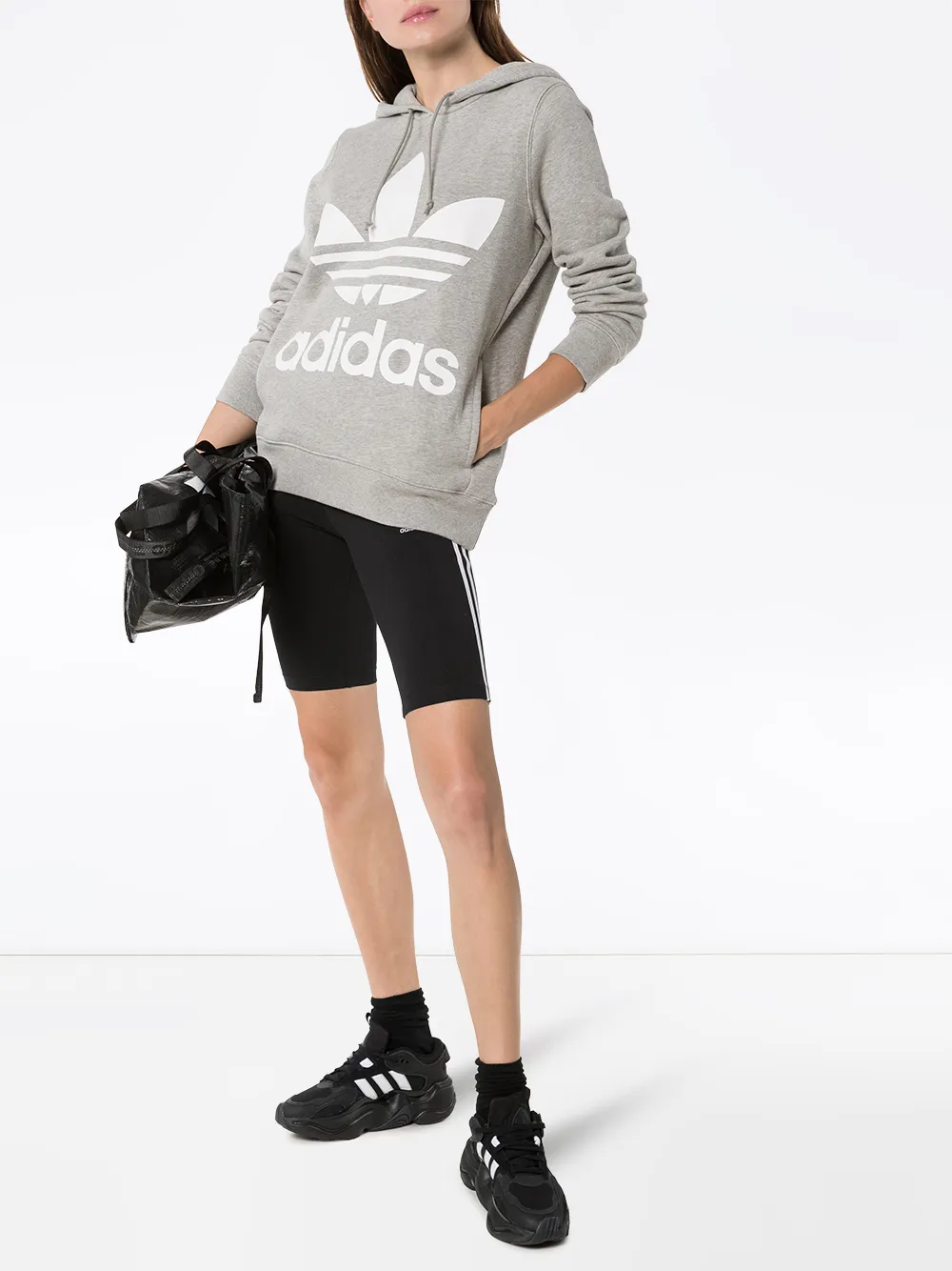adidas Hoodie met logo Grijs