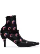 Image 1 of Marine Serre moon print sock-boots