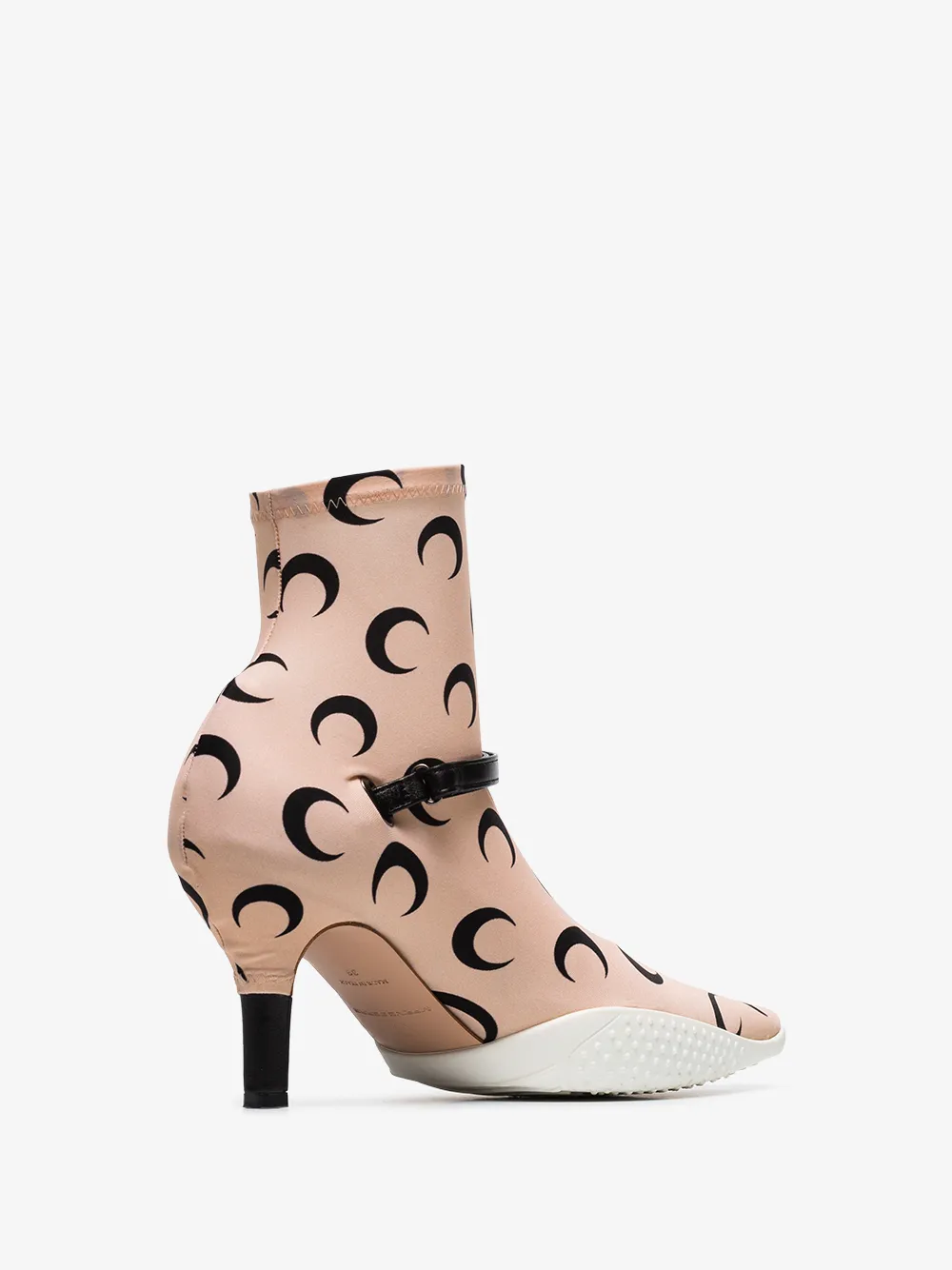 MARINE SERRE MARINE SERRE PINK 50 MOON PRINT ANKLE BOOTS,F06SS1913951740
