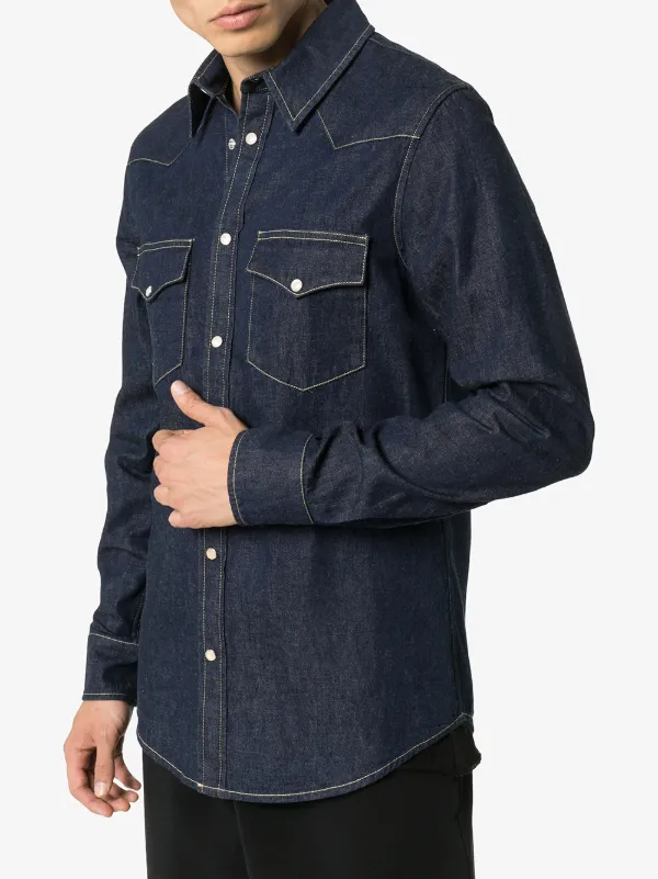 Alexander McQueen Embroidered Denim 
