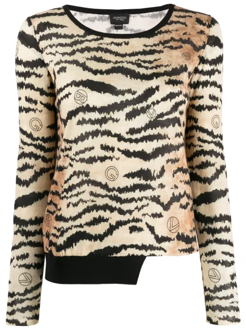 Giambattista Valli — tiger print jumper