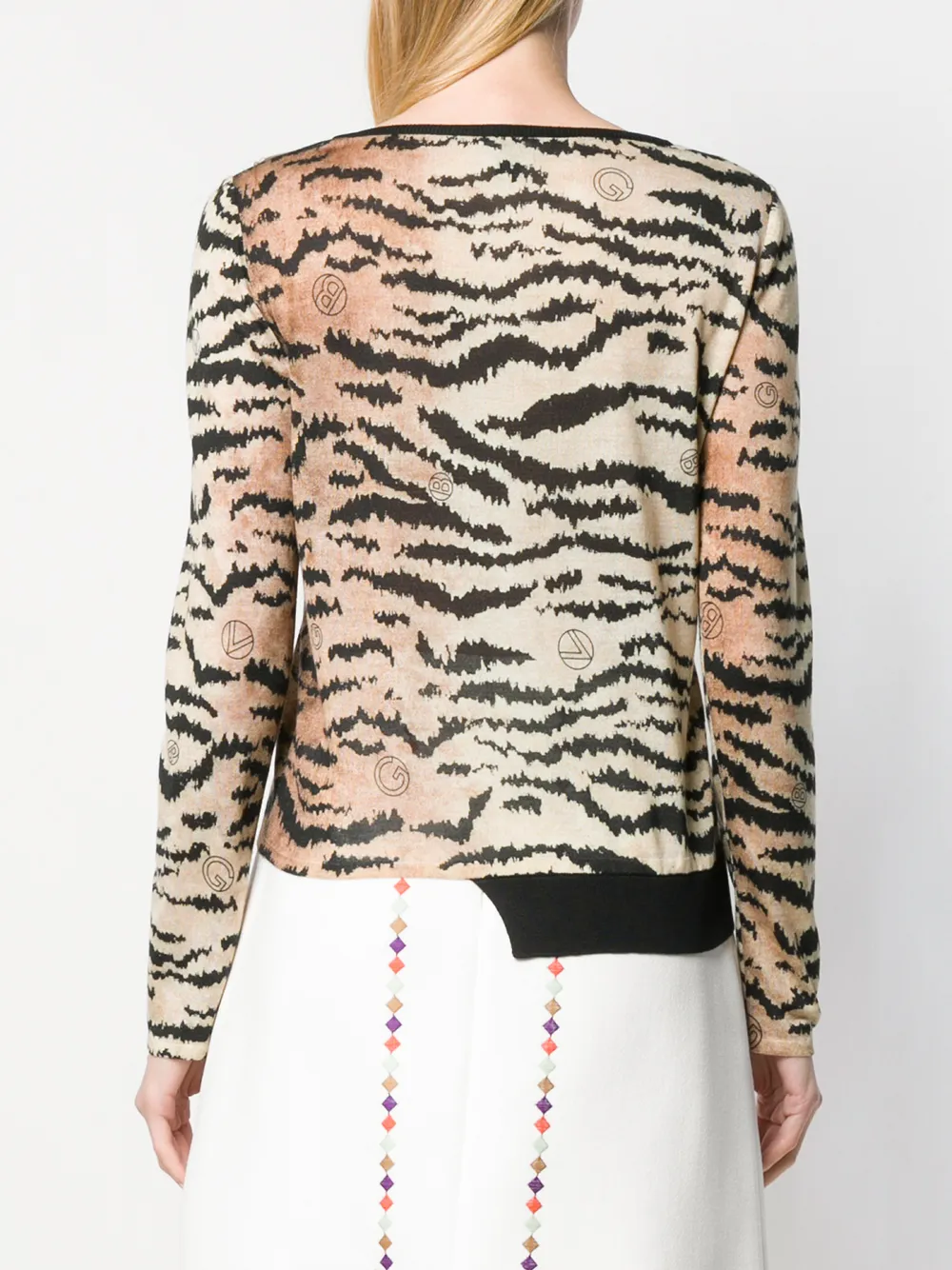 Giambattista Valli Trui met tijgerprint Beige